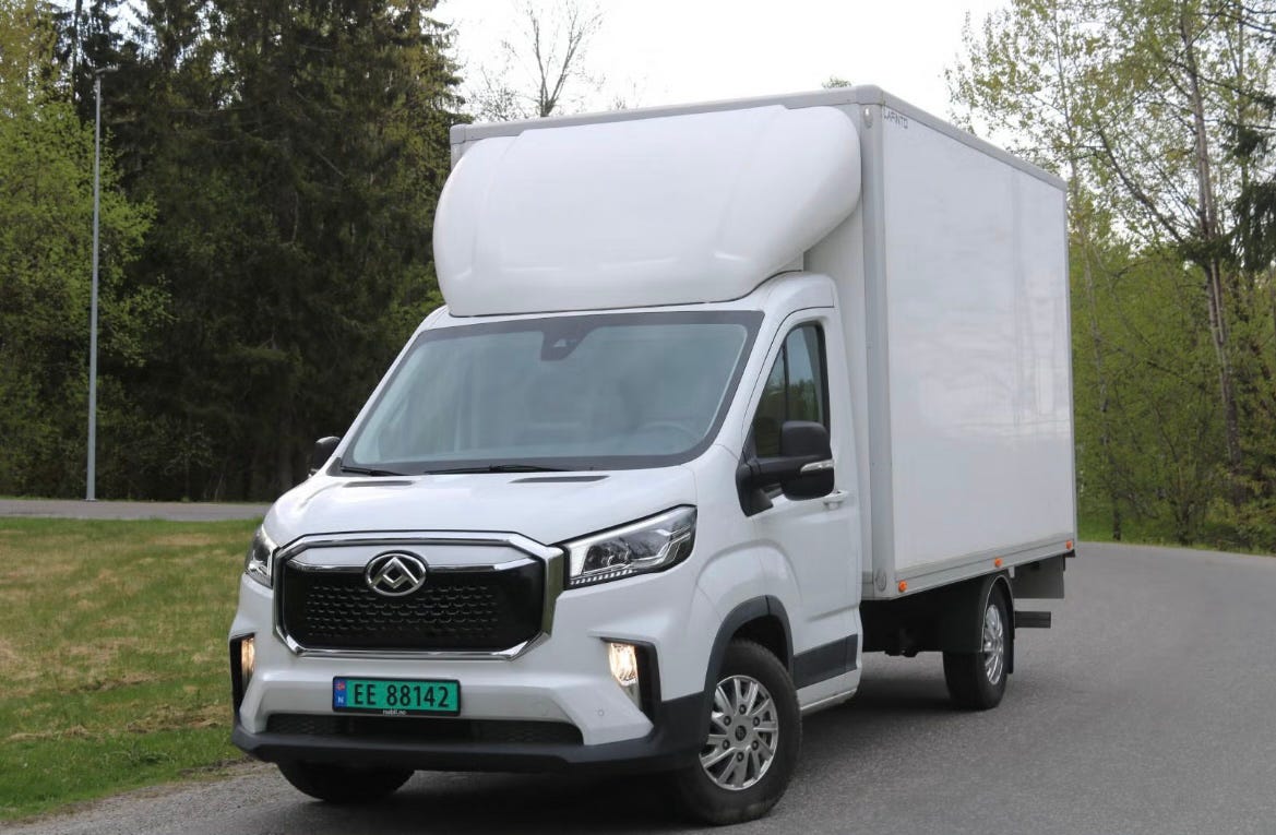 Maxus e-Deliver 9 med løftelem